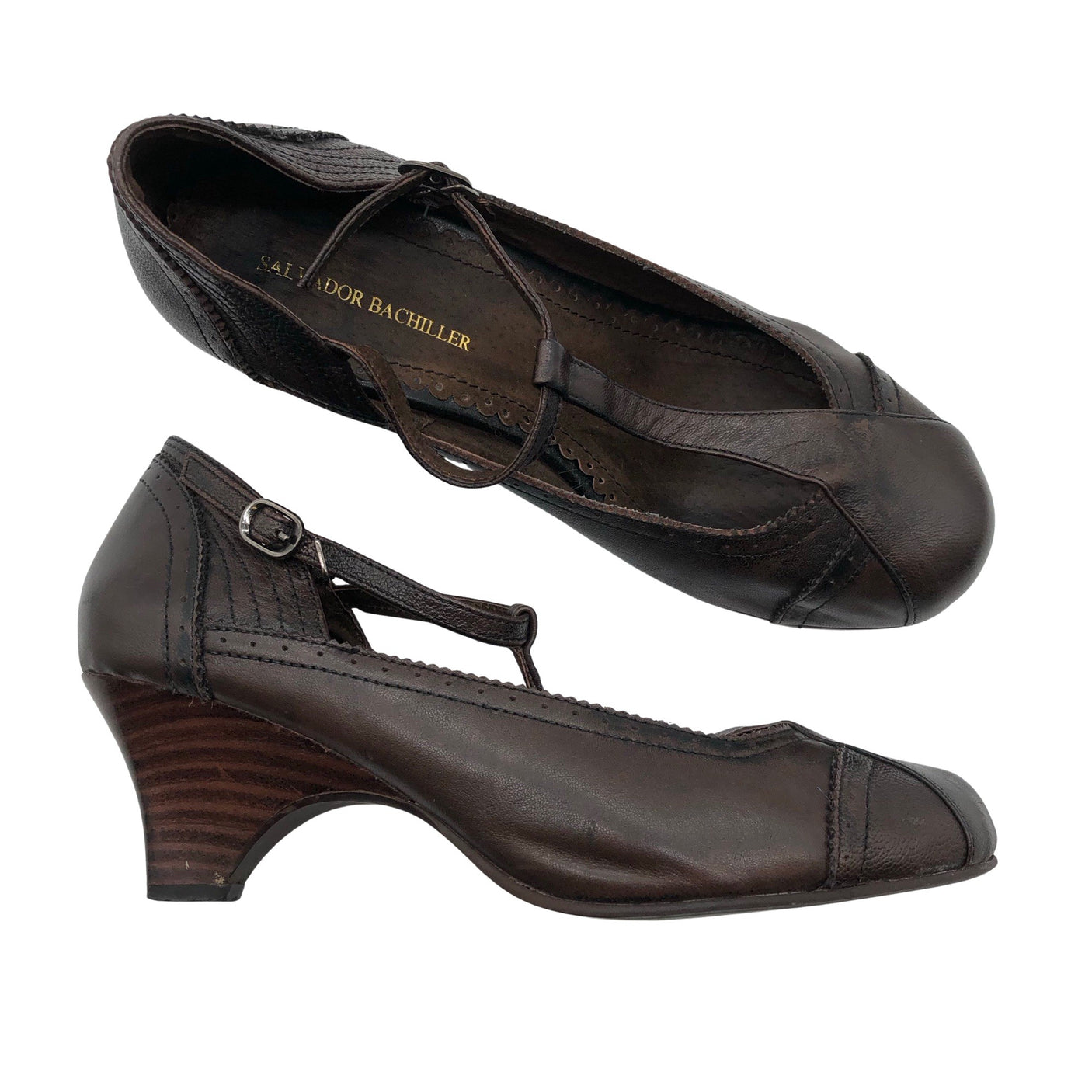Unisex Salvador Bachiller - High heels, size 38 - Brown (1)