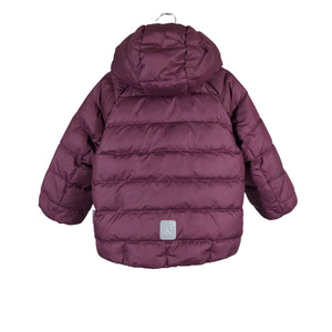 Unisex Reima - Down jacket, size 104 - 110 - Wine red (2)