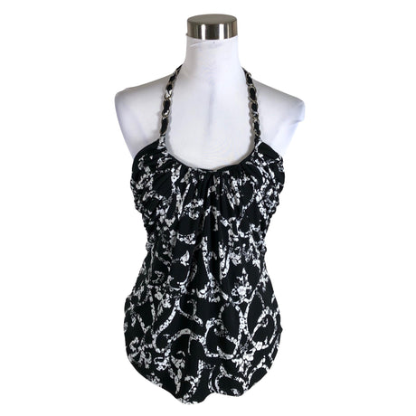 Unisex White House Black Market - Tricot tank top, size 36 - Black ()