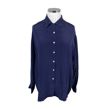 Unisex Stockmann Silk - Blouse, size 48 - Blue ()