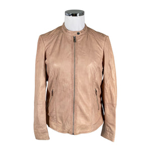 Unisex Saki - Leather jacket, size 44 - Light pink (1)