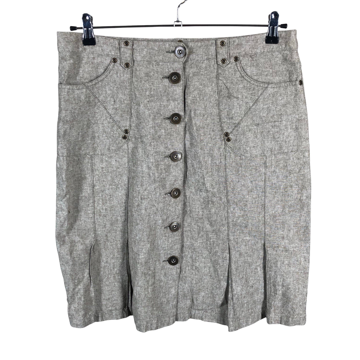 Unisex Micha - Fabric skirt, size 42 - Gray (1)