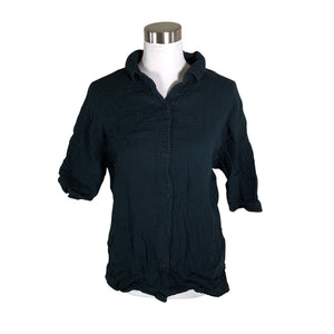 Unisex Twothirds - Short-sleeved blouse, size 38 - Black (1)