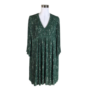 Unisex Samsoe&Samsoe - Schiffon dress, size 38 - Green (1)