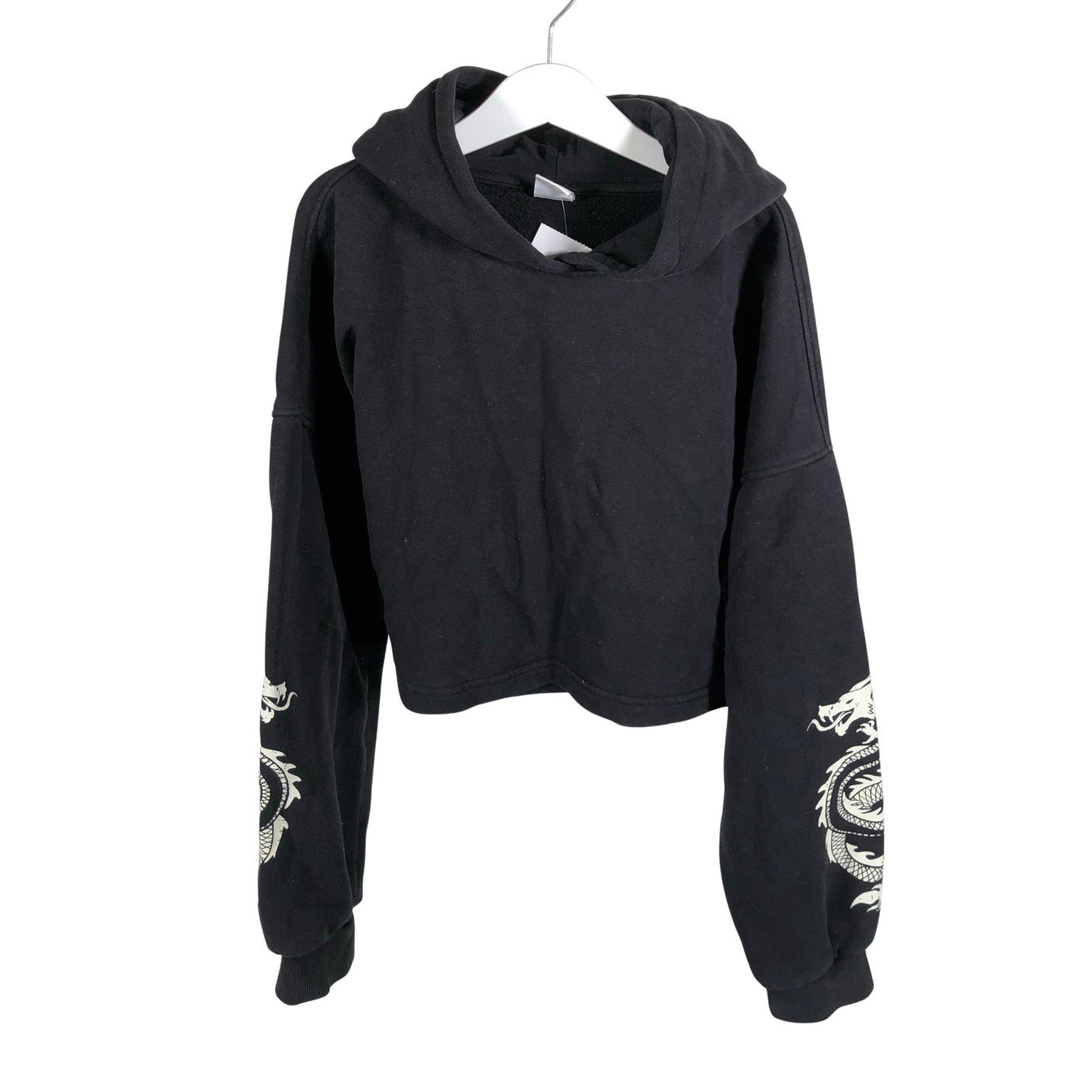 Unisex Lindex - Hoodie, size 146 - 152 - Black (1)