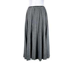 Unisex Red Valentino - Pleated skirt, size 40 - Gray (2)