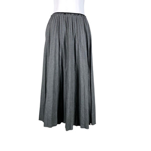 Unisex Red Valentino - Pleated skirt, size 40 - Gray (1)