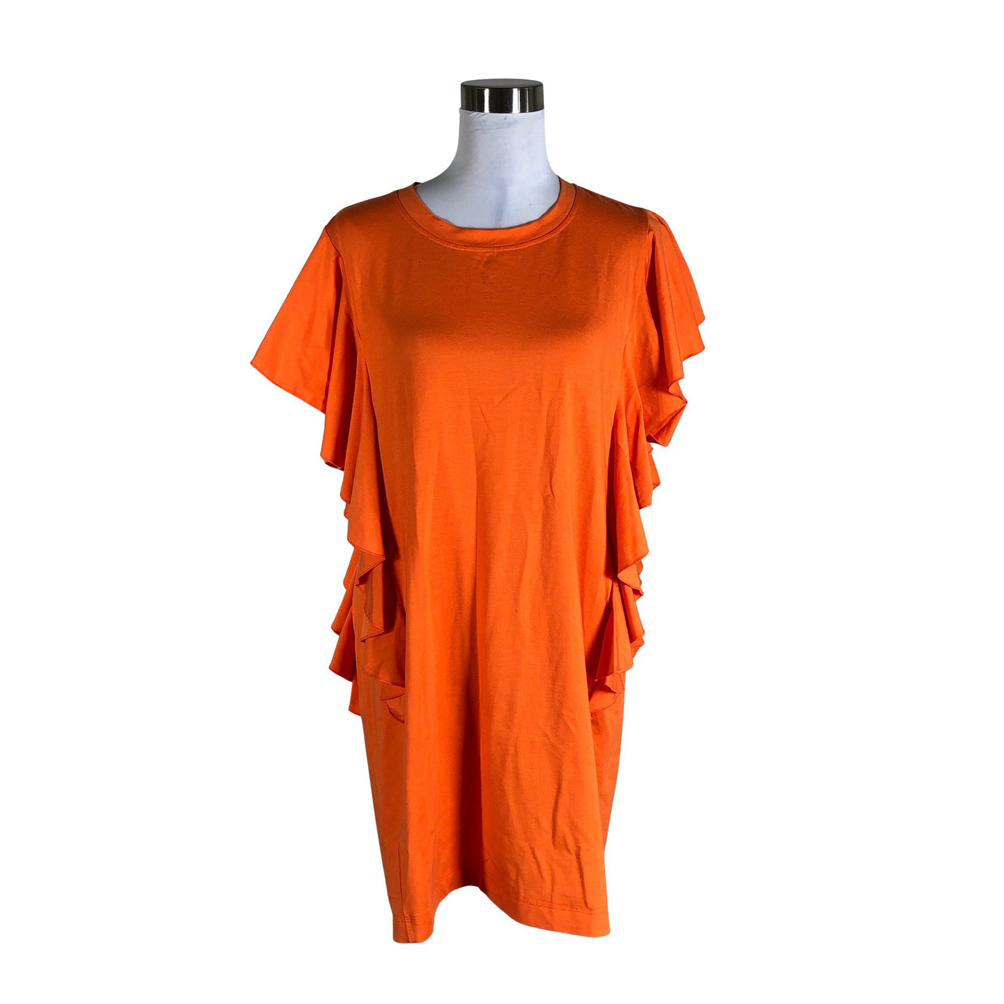 Unisex Ommellinen - Tricot dress, size 40 - Orange (1)