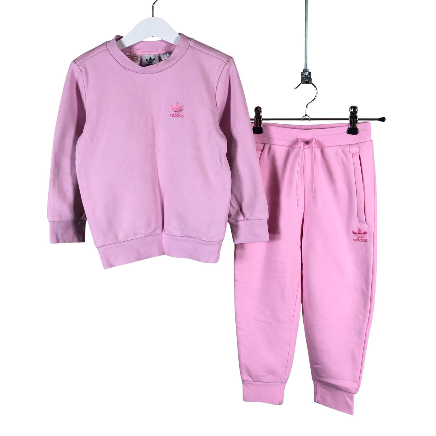 Unisex Adidas - Sweatshirt and pants set, size 104 - 110 - Light pink (1)