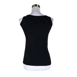 Unisex Burberry - Tricot tank top, size 40 - Black (2)