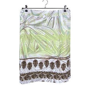 Unisex Handmade - Fabric skirt, size 42 - Green (1)