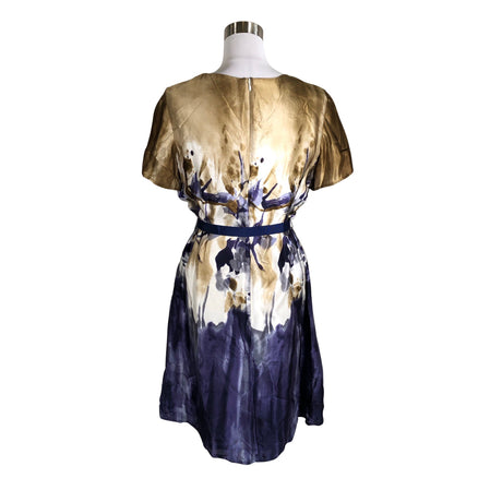 Unisex Ril's - Schiffon dress, size 38 - Violet (2)