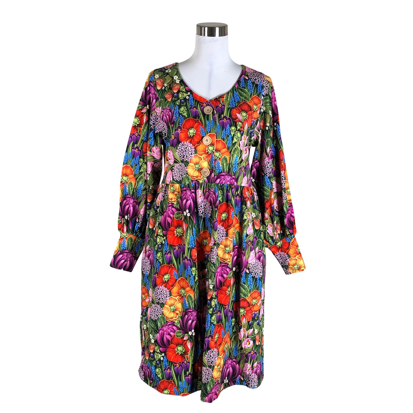 Unisex Design by Kieto - Tricot dress, size 38 - Green (1)