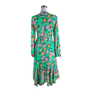 Unisex Cras - Schiffon dress, size 36 - Green (2)