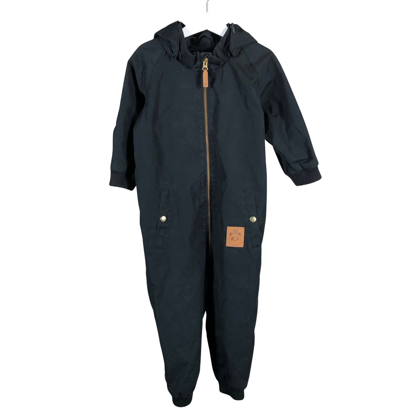Unisex Mini Rodini - Spring/Fall overall, size 92 - 98 - Black (1)