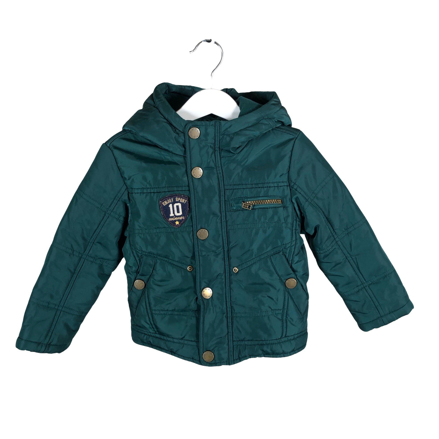 Unisex Benetton - Winter jacket, size 86 - 92 - Green (1)