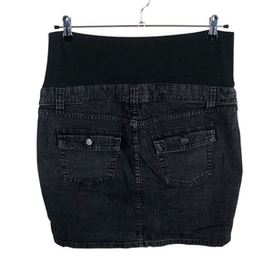 Unisex H&M Mama - Denim skirt, size 40 - Gray (2)