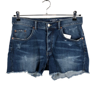 Unisex Lindex - Denim shorts, size 42 - Gray (1)