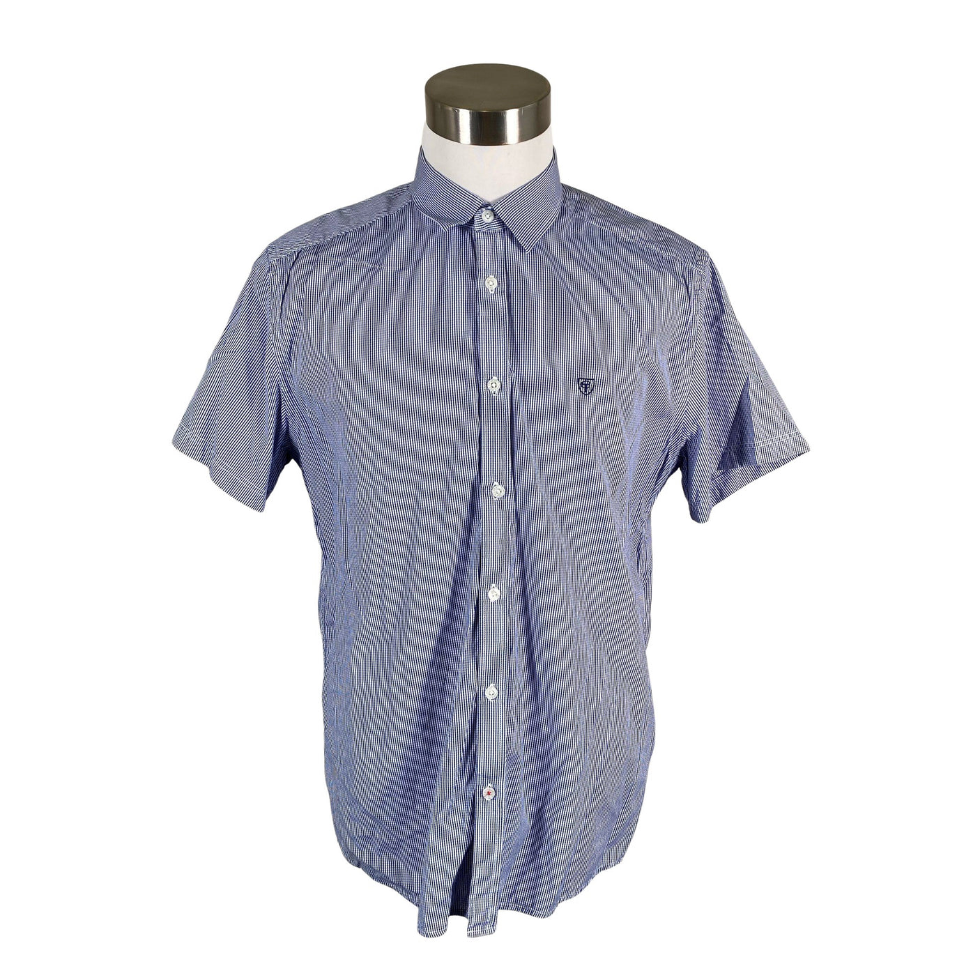 Unisex Cottonfield - Collared shirt, size XL - Blue (1)