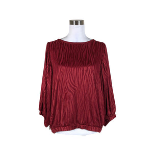 Unisex House of Lola - Blouse, size 38 - Wine red (1)