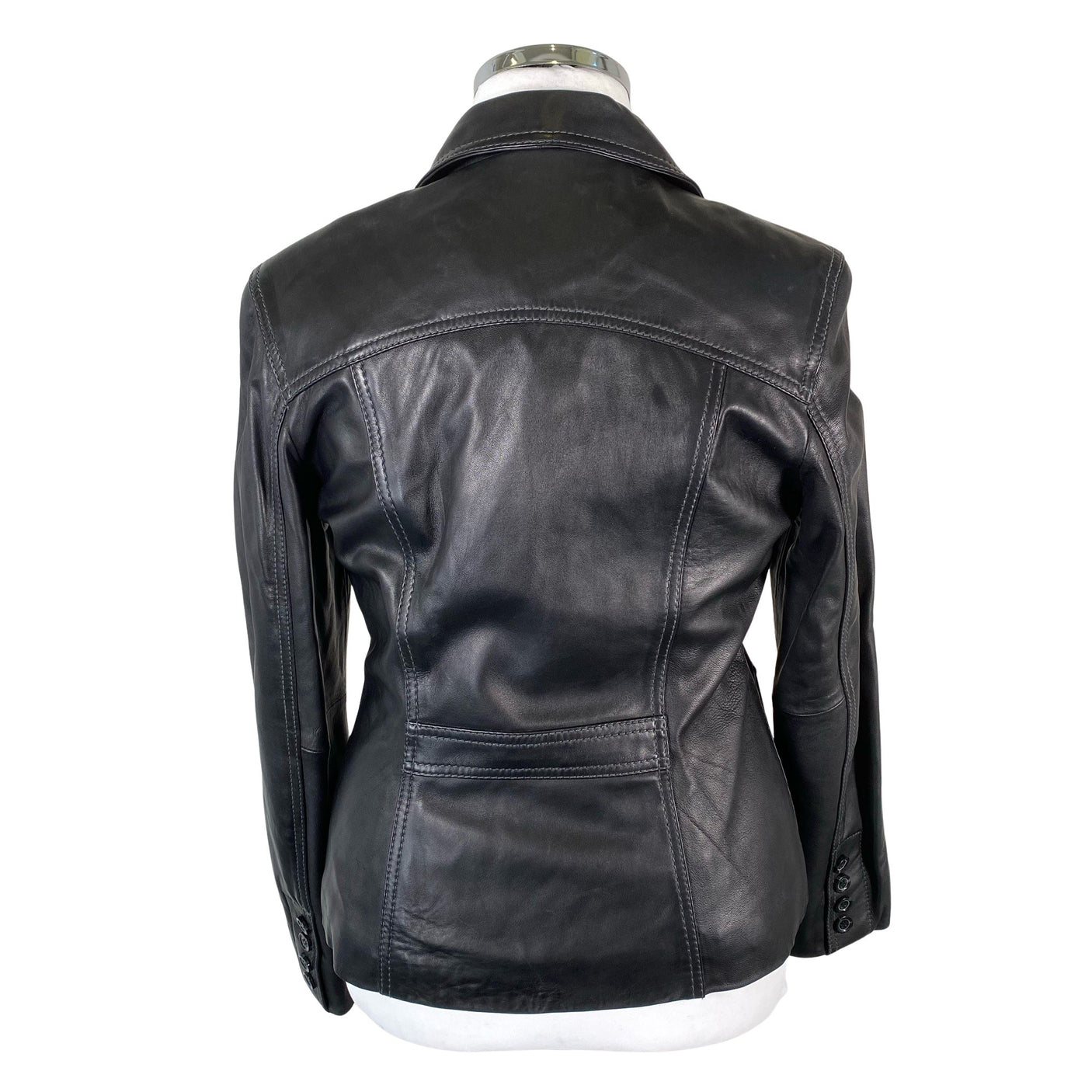 Unisex Saki - Leather jacket, size 42 - Black (2)