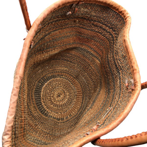 Unisex Handmade - Handbag, size Maxi - Brown (2)