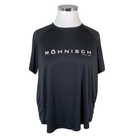 Unisex Röhnisch - Sports shirt, short sleeve, size 44 - Black ()