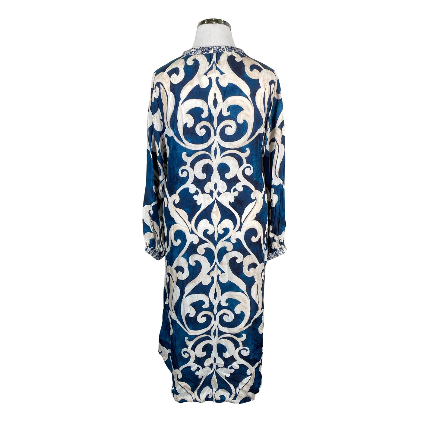 Unisex Gustav - Schiffon dress, size 42 - Blue (2)
