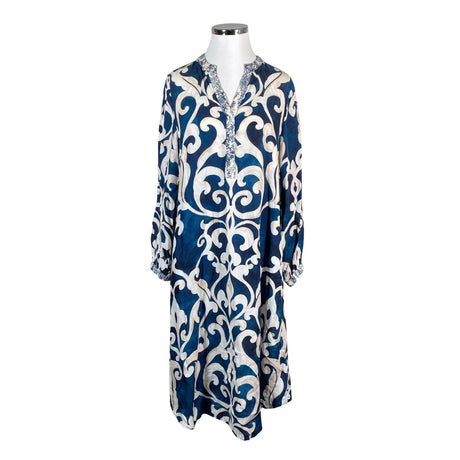 Unisex Gustav - Schiffon dress, size 42 - Blue ()