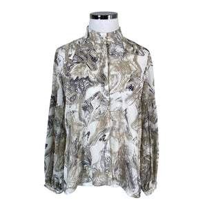 Unisex MSCH Copenhagen - Blouse, size 42 - Beige (1)
