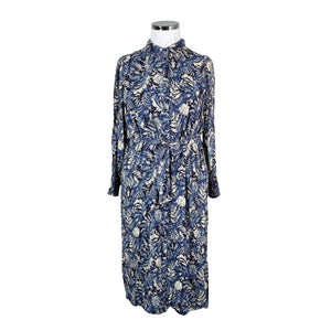 Unisex Part two - Schiffon dress, size 42 - Blue (1)