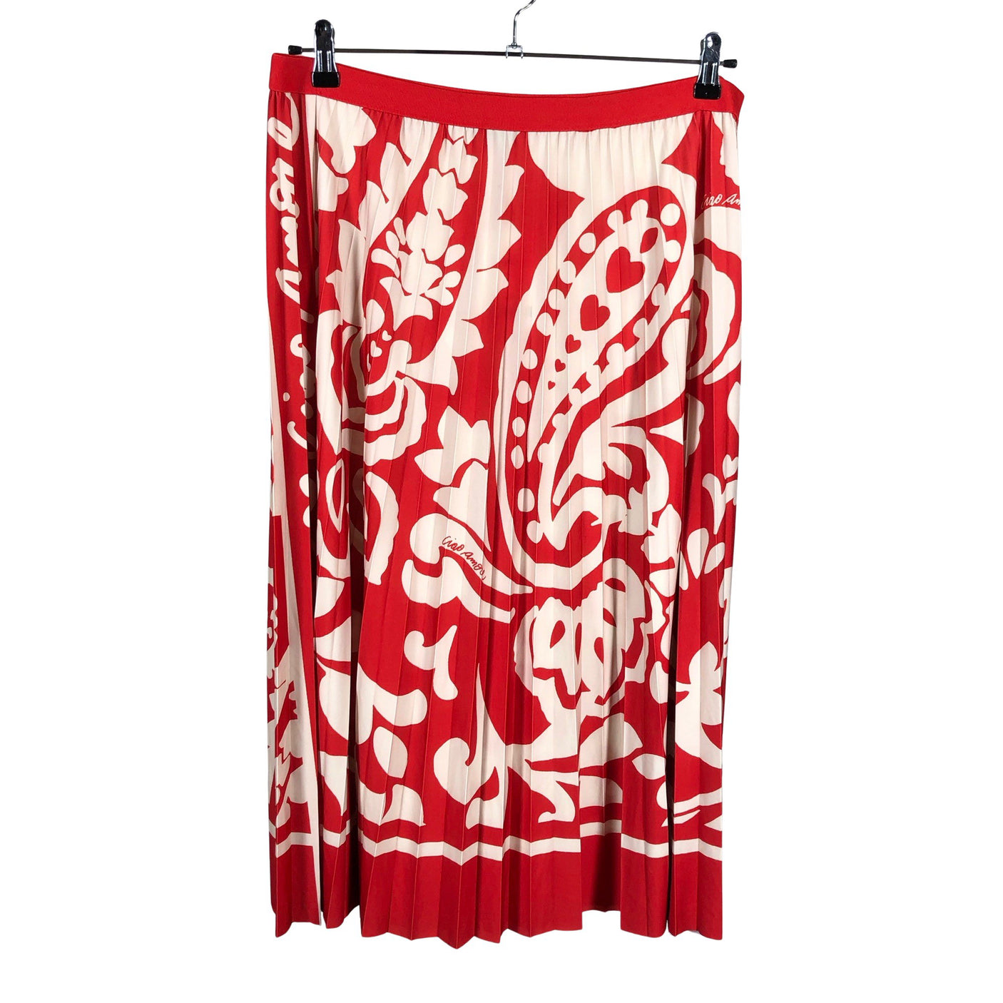 Unisex Ouì - Pleated skirt, size 42 - Red (1)