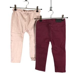 Unisex Molo Kids - Jeggings, size 86 - 92 - Wine red (2)