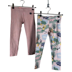 Unisex Polarn O. Pyret - Leggings, size 104 - 110 - Light pink (1)