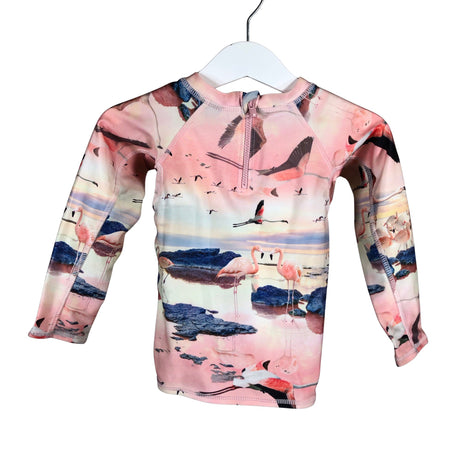 Unisex Molo Kids - Swim shirt, size 86 - 92 - Light pink ()