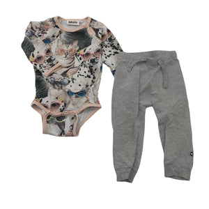 Unisex Molo Kids - Body, size 80 - 86 - Gray (1)