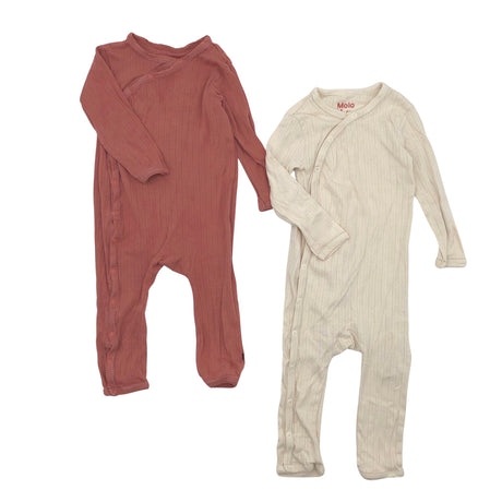 Unisex Molo Kids - Overalls, size 74 - 80 - Light pink ()
