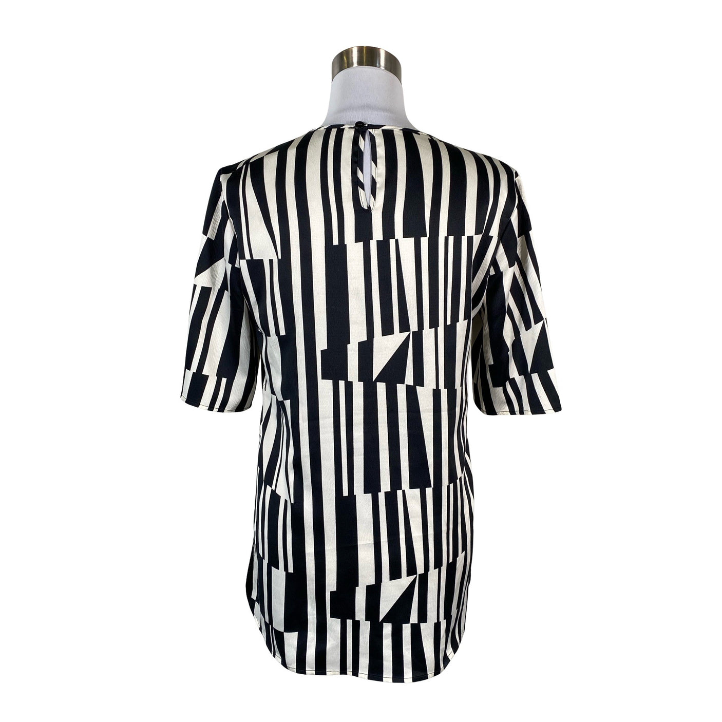 Unisex Adolfo Dominguez - Schiffon tunic, size 38 - Black (2)