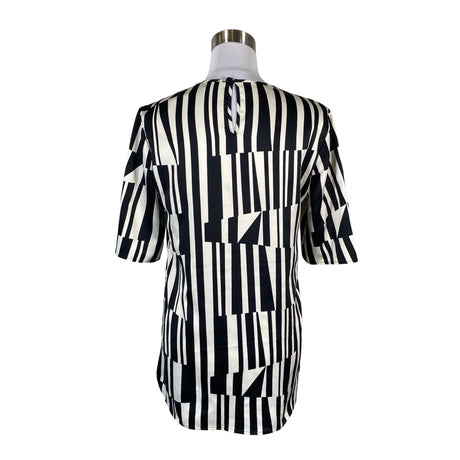 Unisex Adolfo Dominguez - Schiffon tunic, size 38 - Black (2)