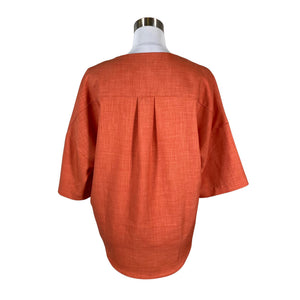 Unisex Adolfo Dominguez - Blouse, size 38 - Orange (2)