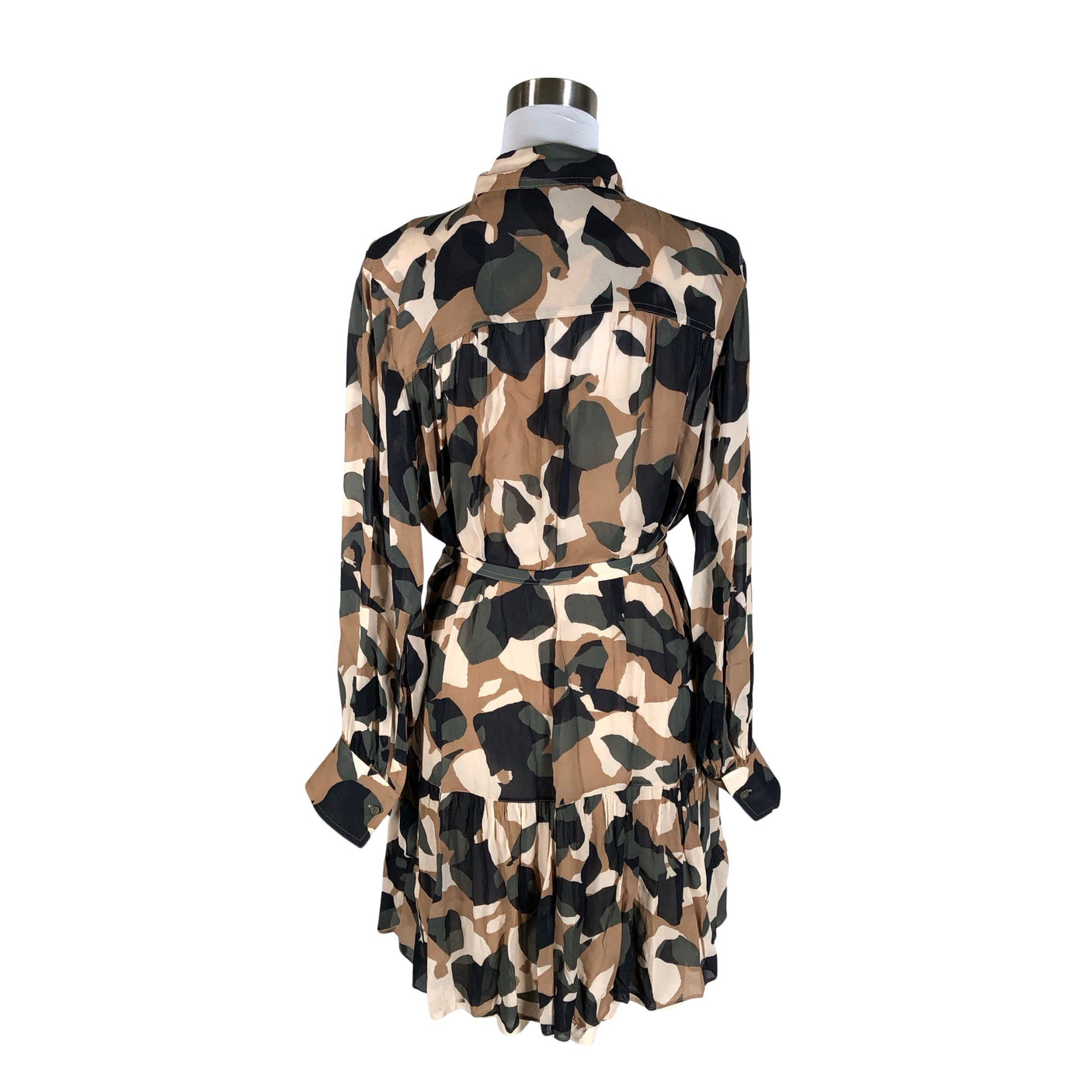 Unisex Hugo Boss - Schiffon dress, size 40 - Brown (2)