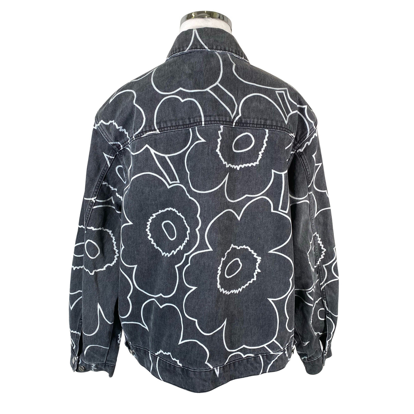 Unisex Marimekko - Denim jacket, size 42 - Gray (2)