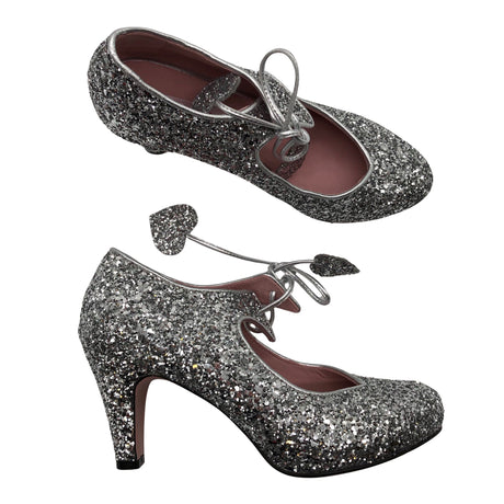 Unisex Minna Parikka - Evening high heels, size 36 - Silver ()