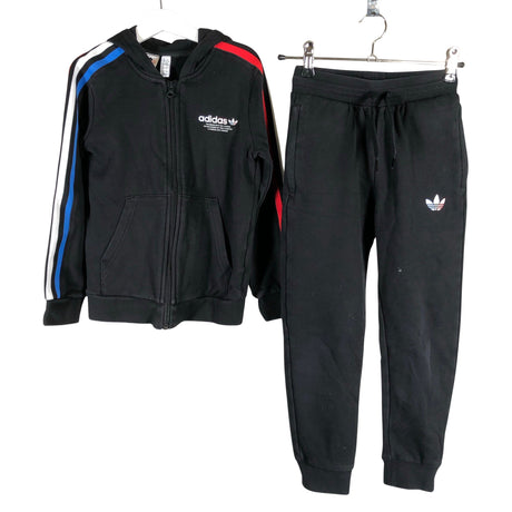 Unisex Adidas - Sweatshirt and pants set, size 122 - 128 - Black ()