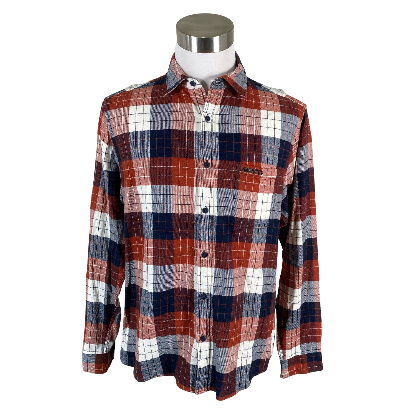Unisex Musto - Flannel shirt, size XL - Brown (1)