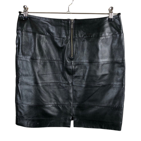 Unisex Christelle & Co - Leather skirt, size 36 - Black (2)