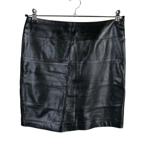 Unisex Christelle & Co - Leather skirt, size 36 - Black (1)