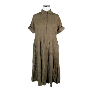 Unisex Cut & Pret - Schiffon dress, size 42 - Green (1)