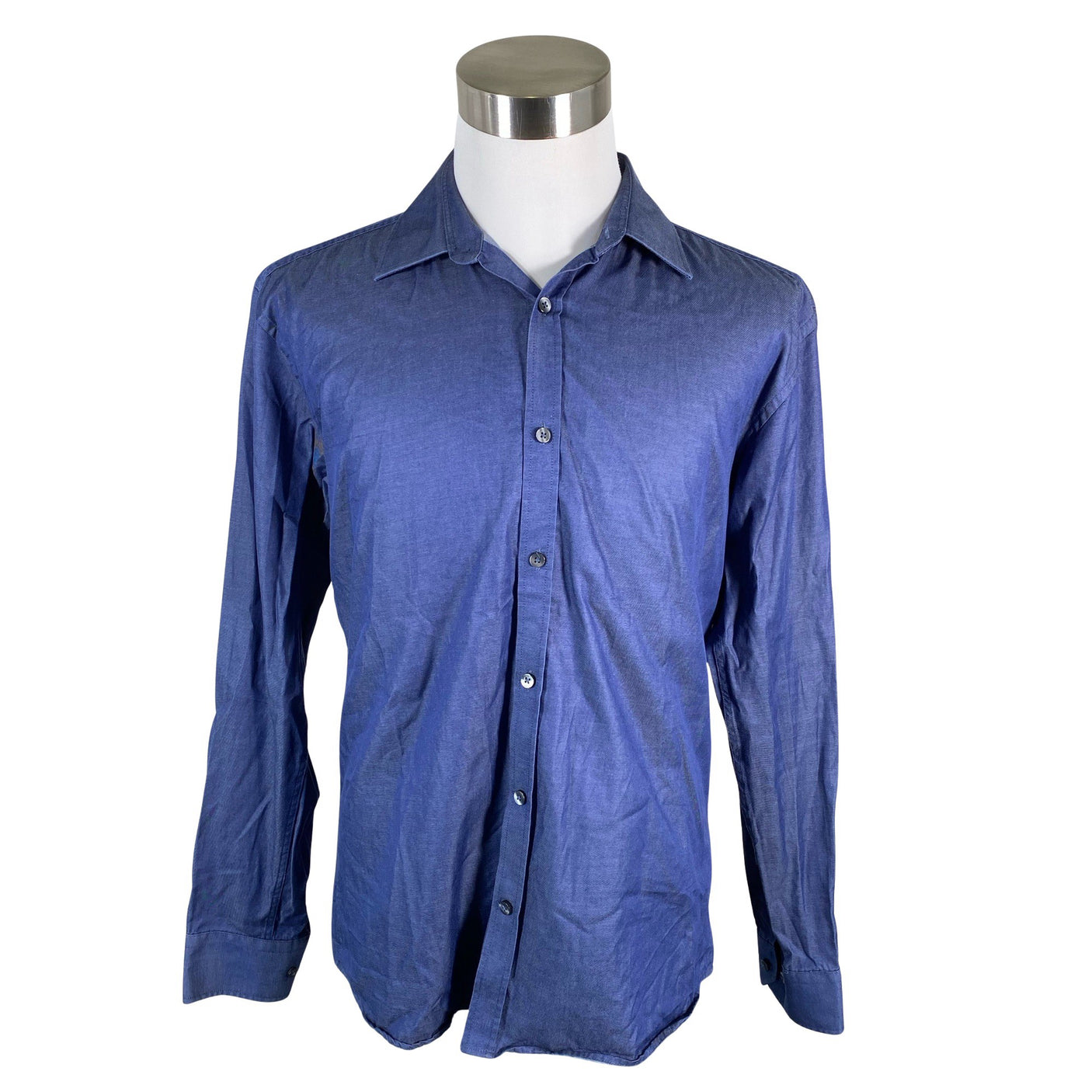 Unisex Selected - Collared shirt, size XL - Blue (1)