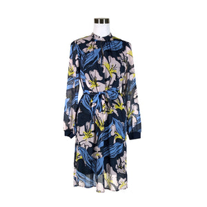 Unisex More&More - Schiffon dress, size 38 - Blue (1)